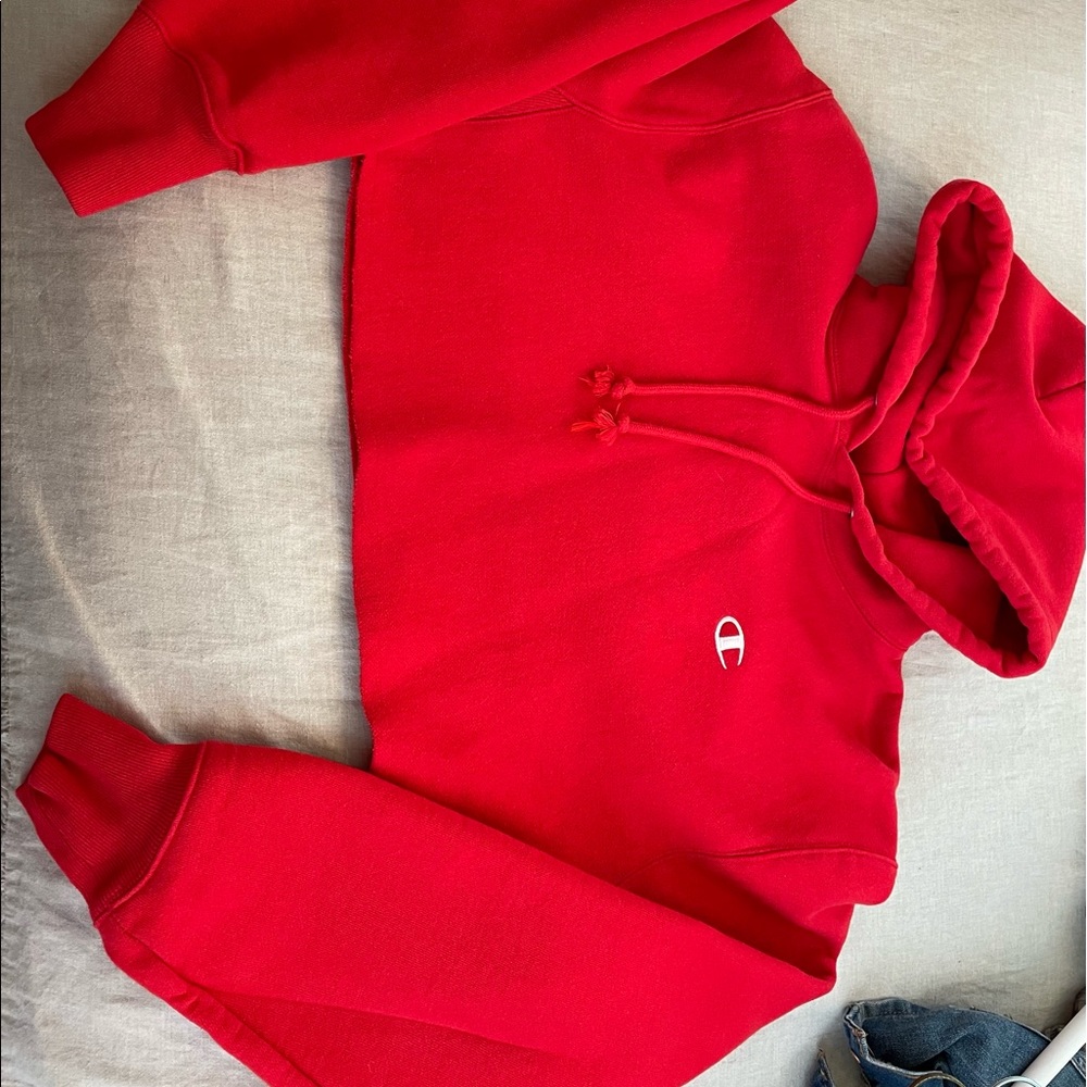 Champion S short pullover red